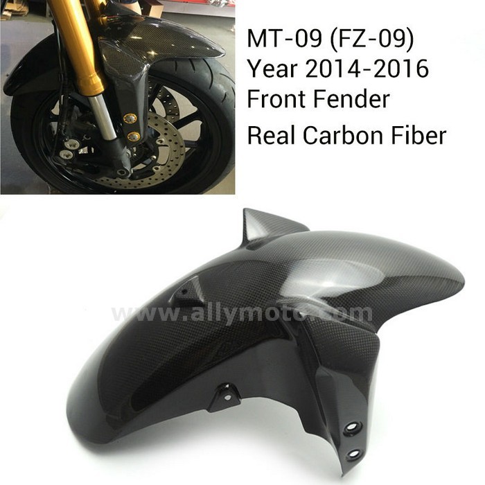 76 2016 Mt09 Mt 09 Mt-09 Front Fender Applies To Fz-09 Fz09 Fz Cover Real Carbon Fiber@2